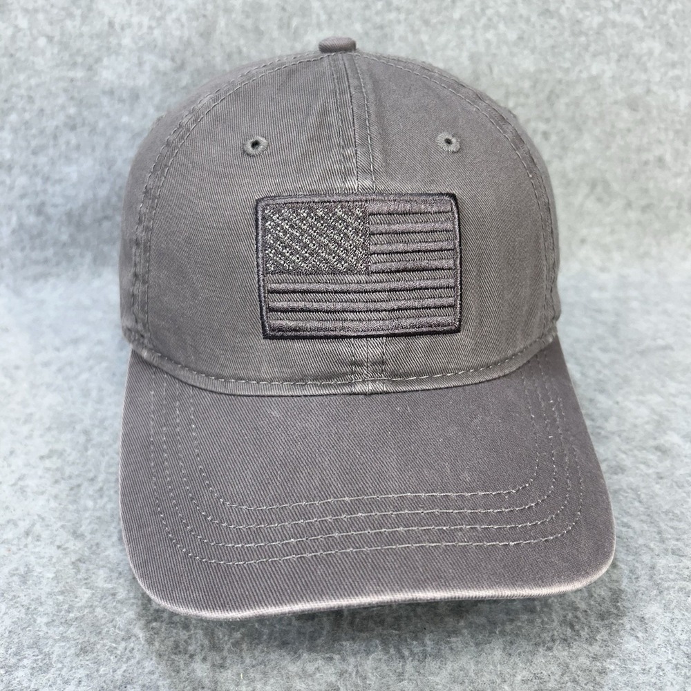 American Flag Hat Cap Strap Back Gray One Size Academy Sports Outdoors One Size